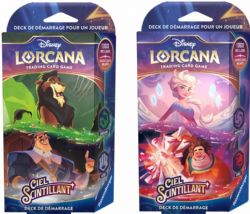 CARTE DISNEY LORCANA - DECKS DE DÉMARRAGE CIEL SCINTILLANT (FR) ASST